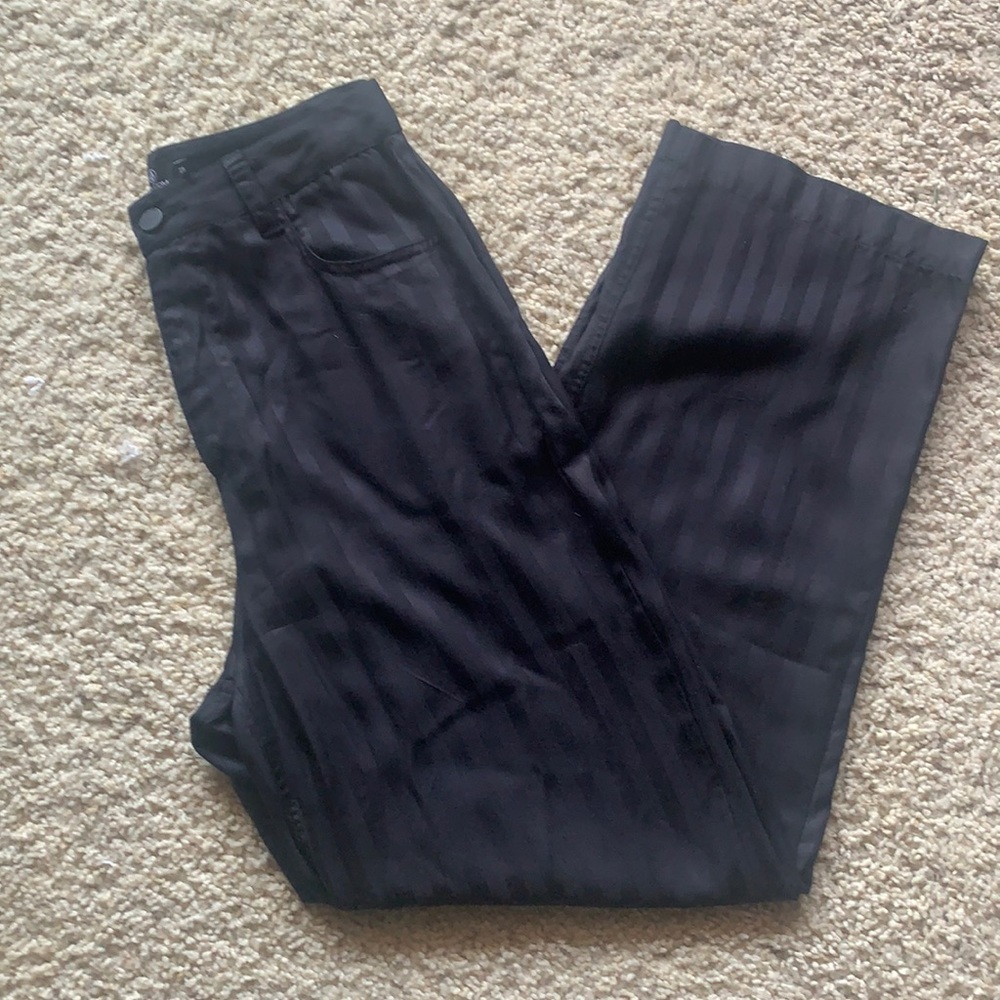 Striped Wide Leg Trousers